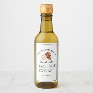 Étiquette d'extraction de noisette