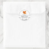 Étiquette d'extraction d'érable maison simple (Sac)