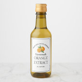 Étiquette d'extraction orange (Devant)