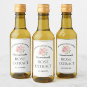 Étiquette d'extraction rose (Bouteilles)