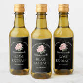 Étiquette d'extraction rose (Bouteilles)