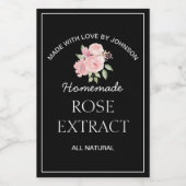 Étiquette d'extraction rose (Étiquettes simples)
