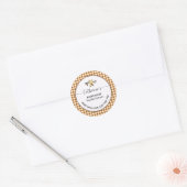 Étiquette d'extrait de vanille fait maison à carre (Enveloppe)