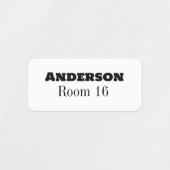 Étiquette d'habillement personnalisé pour maison d (Design 1)