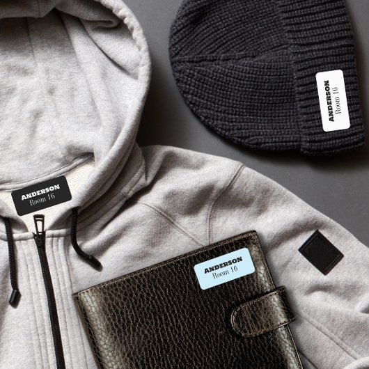 Étiquette d'habillement personnalisé pour maison d