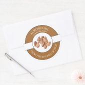 Étiquette d'huile d'amande (Enveloppe)