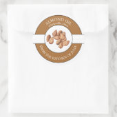 Étiquette d'huile d'amande (Sac)