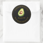 Étiquette d'huile d'Avocado fait maison Gold | Noi (Sac)