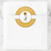 Étiquette d'huile de tournesol (Sac)