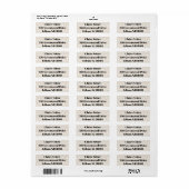 Étiquette Diamants Modernes du Milieu du Siècle (Feuille entière)