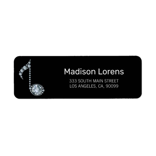 Étiquette Diamonds Notes (Devant)