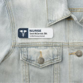 Étiquette d'identification d'infirmière personnali (En situation)