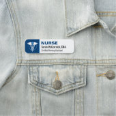 Étiquette d'identification d'infirmière personnali (En situation)