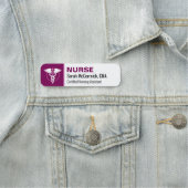Étiquette d'identification infirmière personnalisé (En situation)