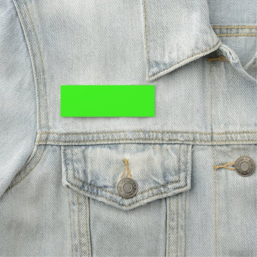 Étiquette d'identification vert néon – Personnalis (En situation)