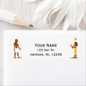 Étiquette Dieu Et Déesse Égyptiens (En situation)