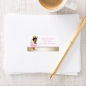 Étiquette Dieu merci pour les petites filles Ange ethnique (En situation)