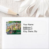 Étiquette Dimanche sur La Grande Jatte Seurat Peinture (En situation)