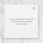 Étiquette d'impression 2" carré (Dos)