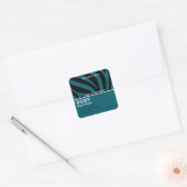 Étiquette d'impression de corps de beurre de zèbre (Enveloppe)