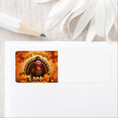 Étiquette dinde bon thanksgiving (En situation)