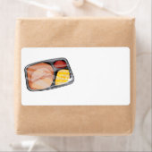 Étiquette dîner tv gelé (En situation)