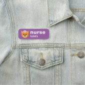 Étiquette d'infirmière à nom personnalisé Simple C (En situation)