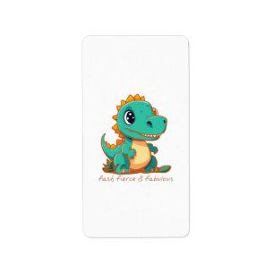 Étiquette Dinosaures féroces