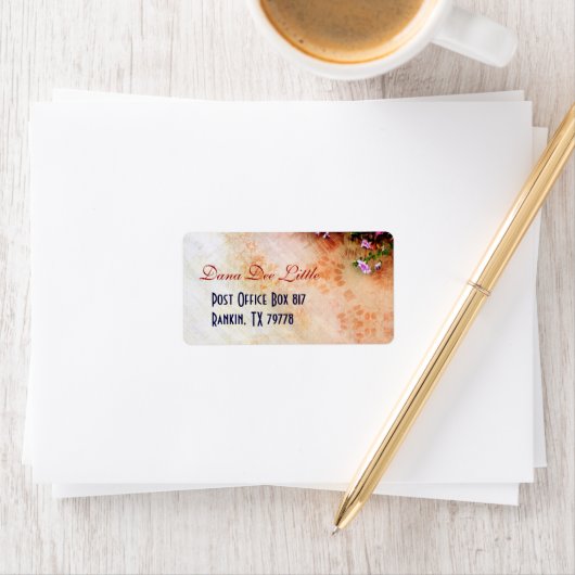 Étiquette d'inspiration sud-ouest (En situation)