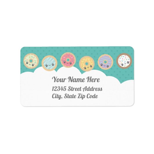 Étiquette Dinuts doux (Devant)