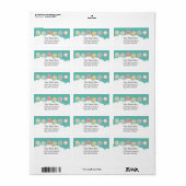 Étiquette Dinuts doux (Feuille entière)