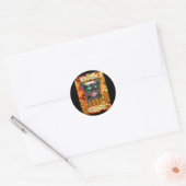 Étiquette d'invitation de la partie Halloween Mach (Enveloppe)