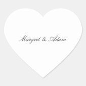 Étiquette d'invitation de mariage (Devant)