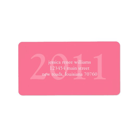 Étiquette Diplôme (Devant)