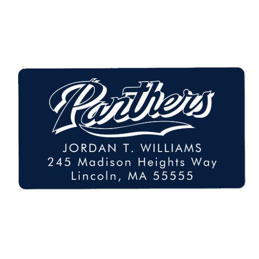 Étiquette Diplôme de la FIU Panthers (Devant)