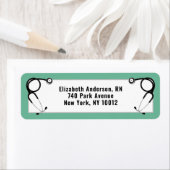 Étiquette Diplôme de l'école de soins infirmiers (En situation)