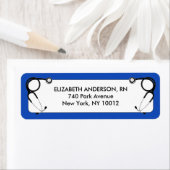 Étiquette Diplôme de l'école de soins infirmiers (En situation)