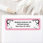 Étiquette Diplôme de l'école de soins infirmiers (En situation)