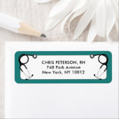 Étiquette Diplôme d'infirmière (En situation)