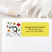 Étiquette Diplôme d'infirmière (En situation)