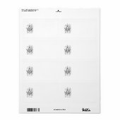 Étiquette Diplôme maçonnique (Feuille entière)