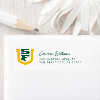 Étiquette Diplômés de l'Université de San Francisco