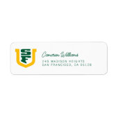 Étiquette Diplômés de l'Université de San Francisco (Devant)