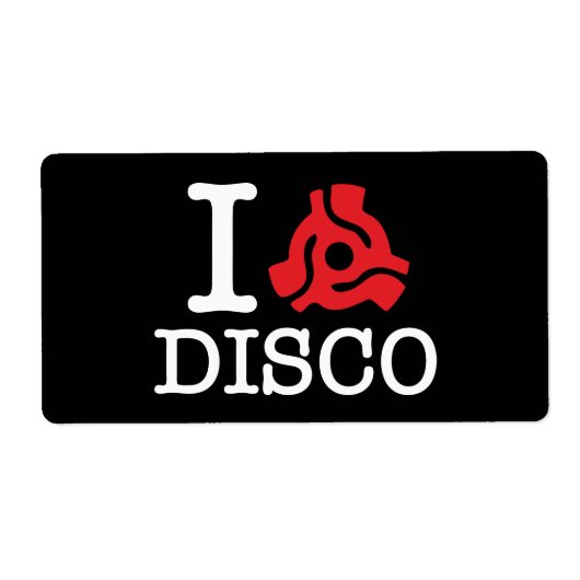 Étiquette Discothèque de l'adaptateur I 45 (Devant)