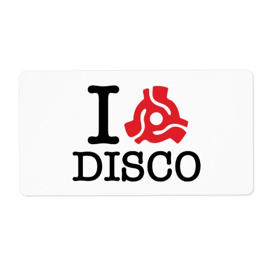 Étiquette Discothèque de l'adaptateur I 45 (Devant)
