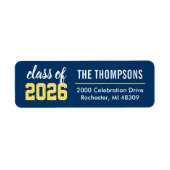 Étiquette Discours de remise des diplômes de la promotion 20 (Devant)