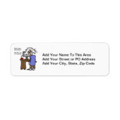 Étiquette Disque Dur Sauvegarde Humoristique (Devant)