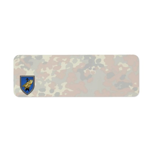 Étiquette Division Spezielle (Devant)