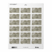 Étiquette Doily (Feuille entière)