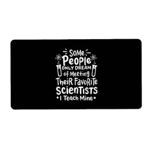 Étiquette Don de scientifique J'Enseigne les scientifiques